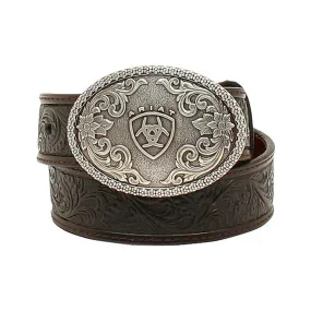 1/4'' Floral Embossed Belt