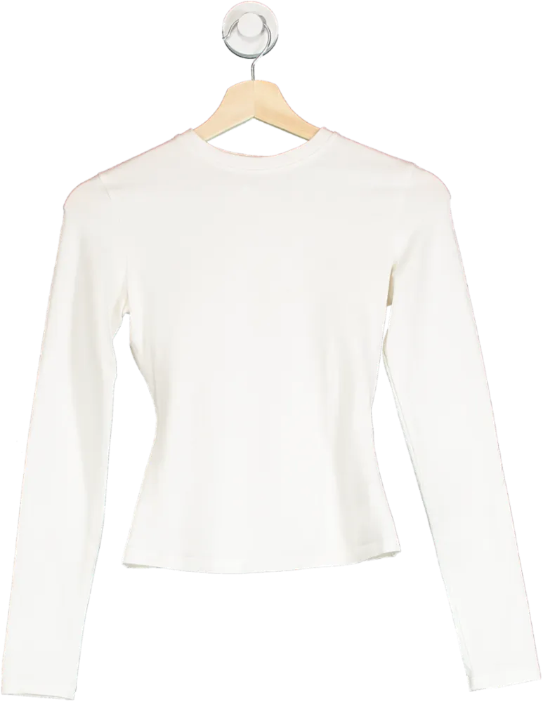 Adanola Cream Long Sleeve Top UK S