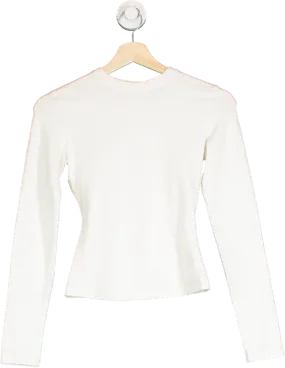 Adanola Cream Long Sleeve Top UK S