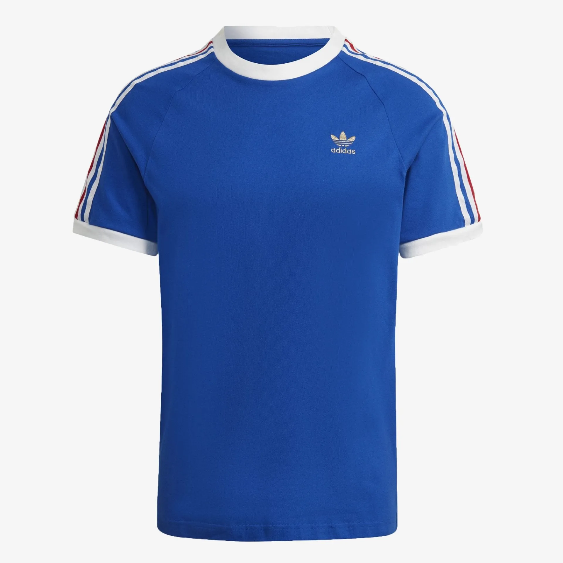 Adidas Originals | 3-STRIPES TEE  { ROYAL BLUE/WHITE