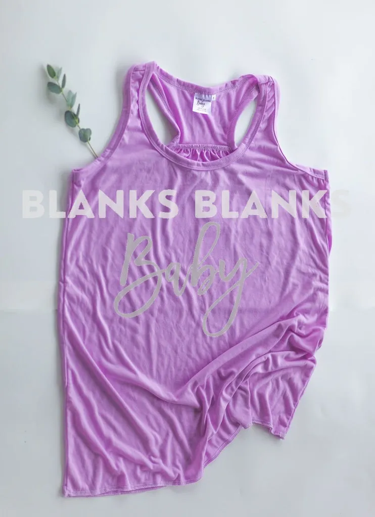 Adult Scrunch Back Tank Digital File - Mockup