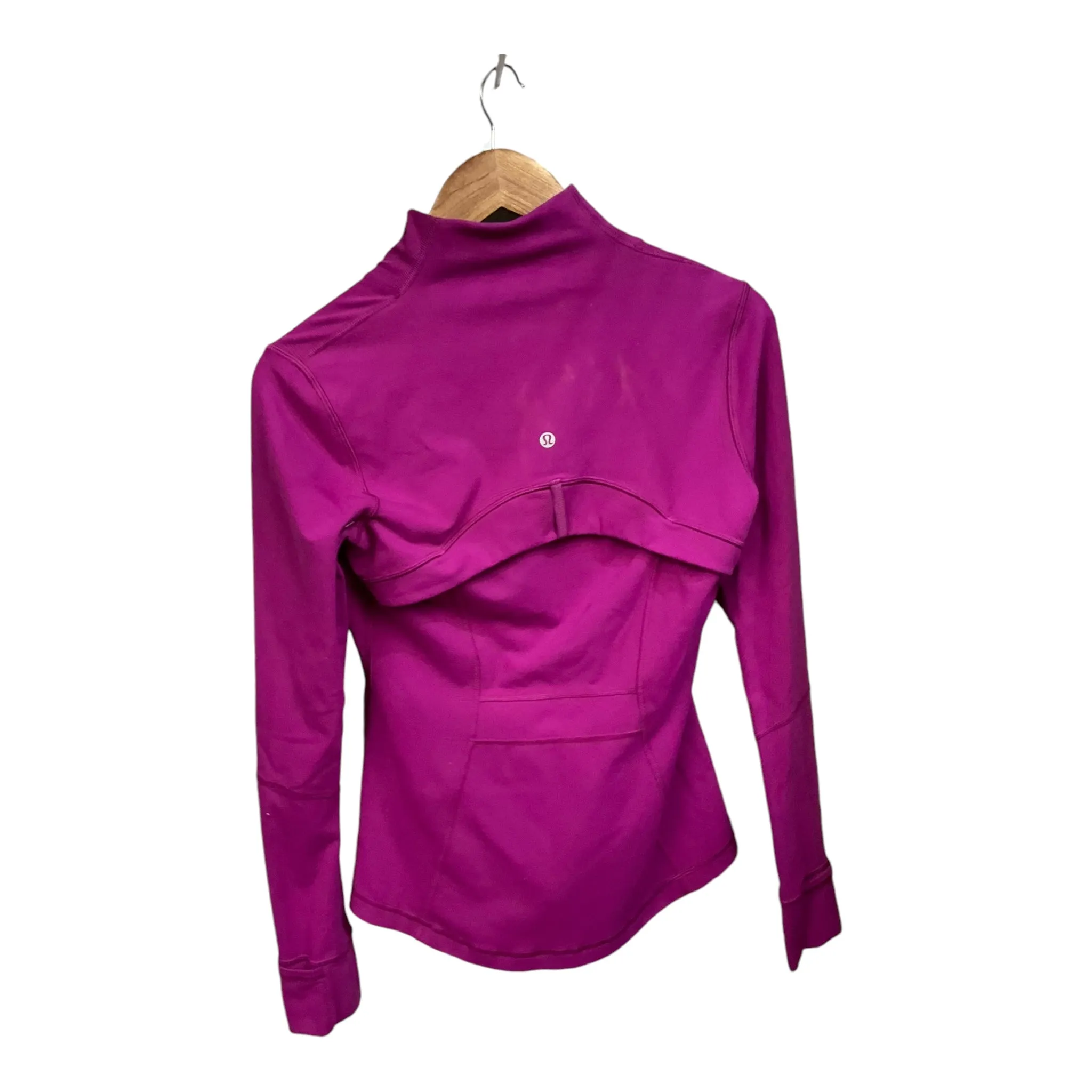 Athletic Jacket By Lululemon In Purple, Size: S