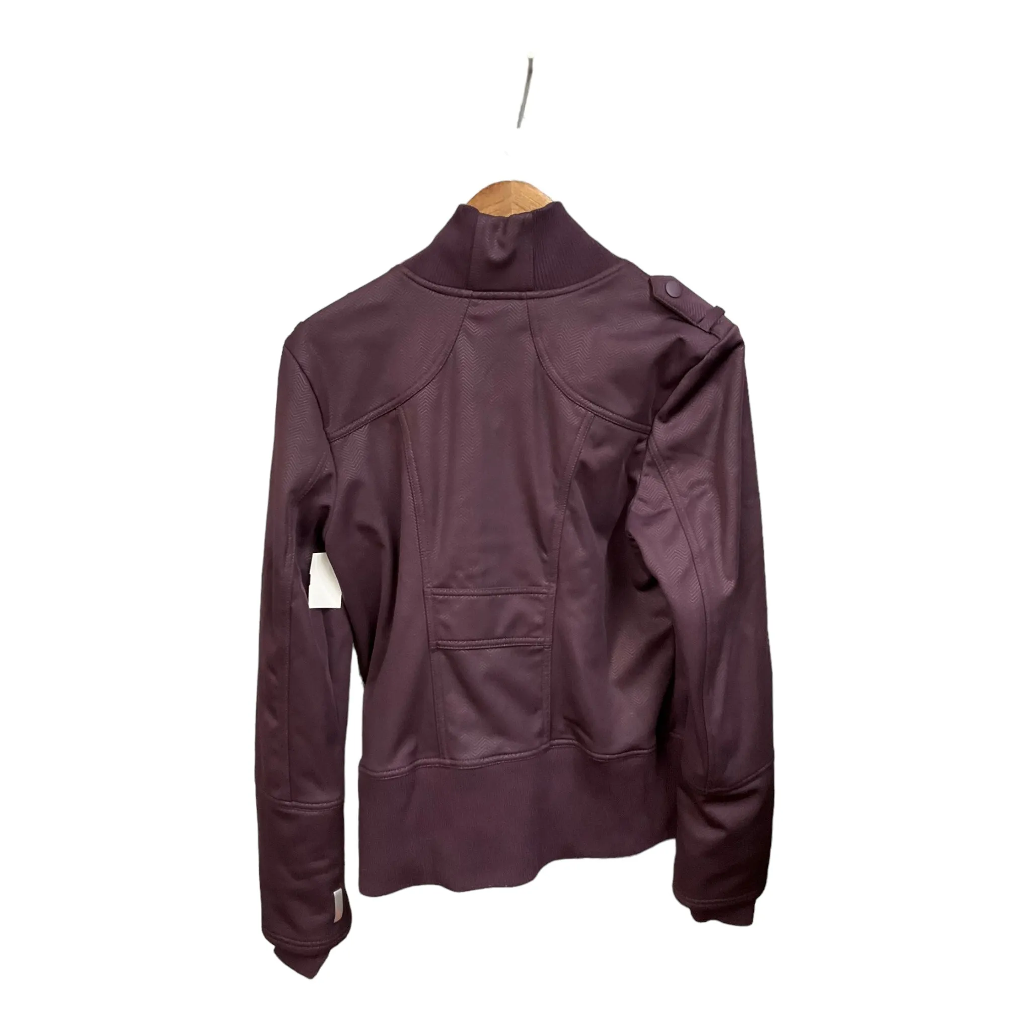 Athletic Jacket By Zella In Purple, Size: L