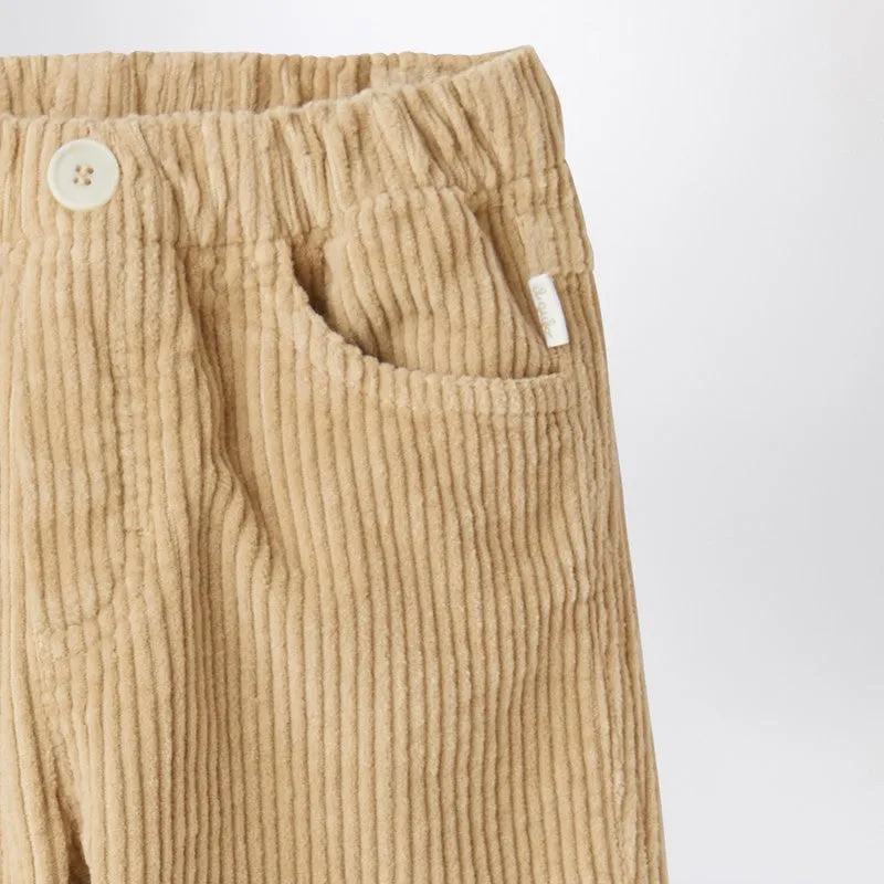 Beige Corduroy Trousers