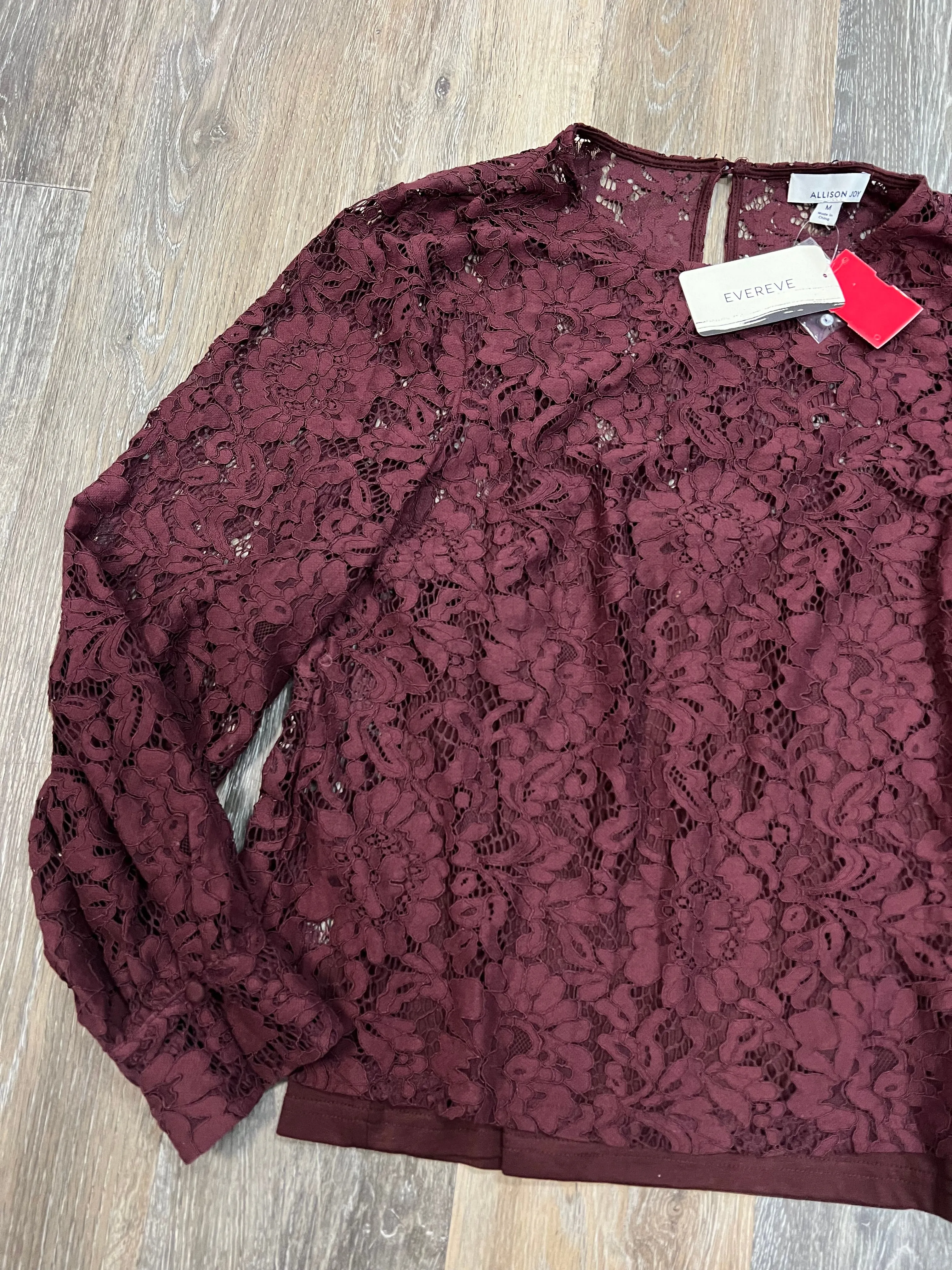 Blouse Long Sleeve By Allison Joy  Size: M