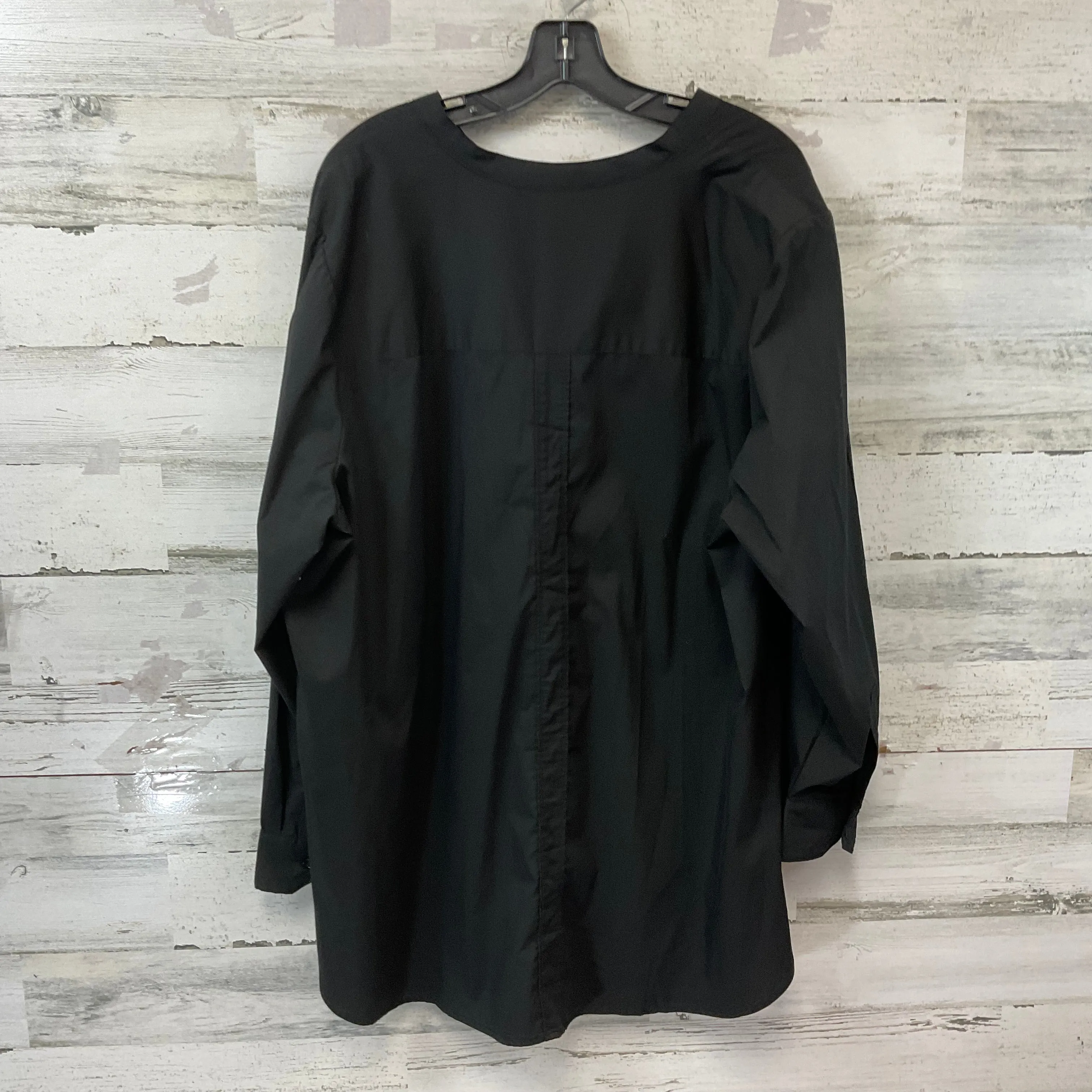 Blouse Long Sleeve By Lane Bryant In Black, Size: 3x