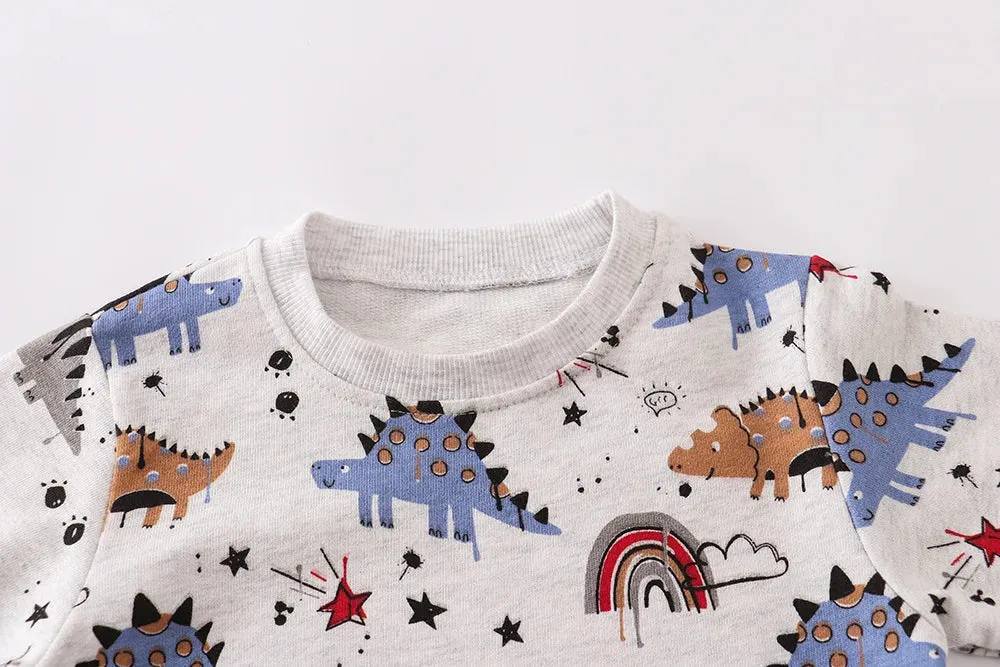 Boys Dinosaur Fashion 2-7T European Sweater