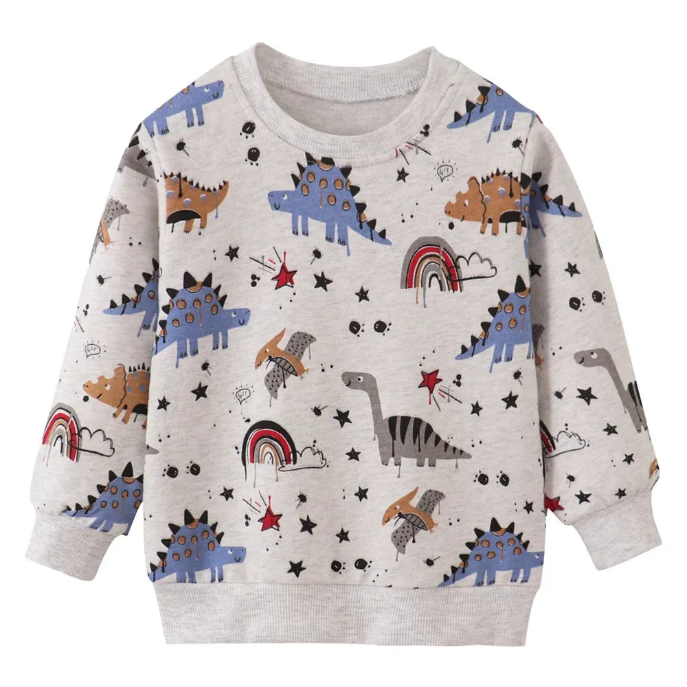 Boys Dinosaur Fashion 2-7T European Sweater