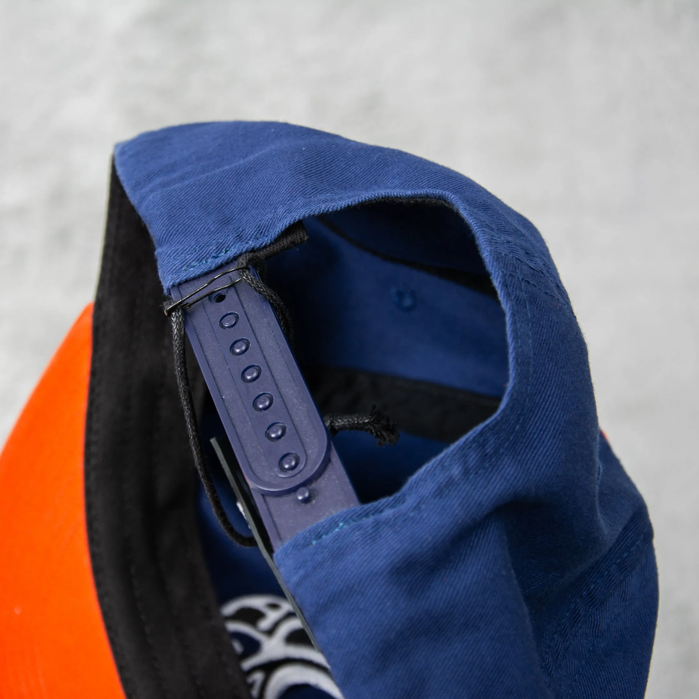 By Parra Circle Tweak Logo 6 Panel Cap - Navy / Orange