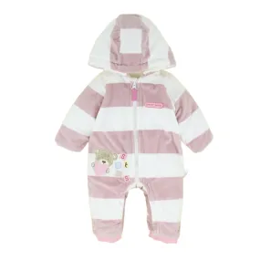 Catasy Striped Snowsuit - Stars