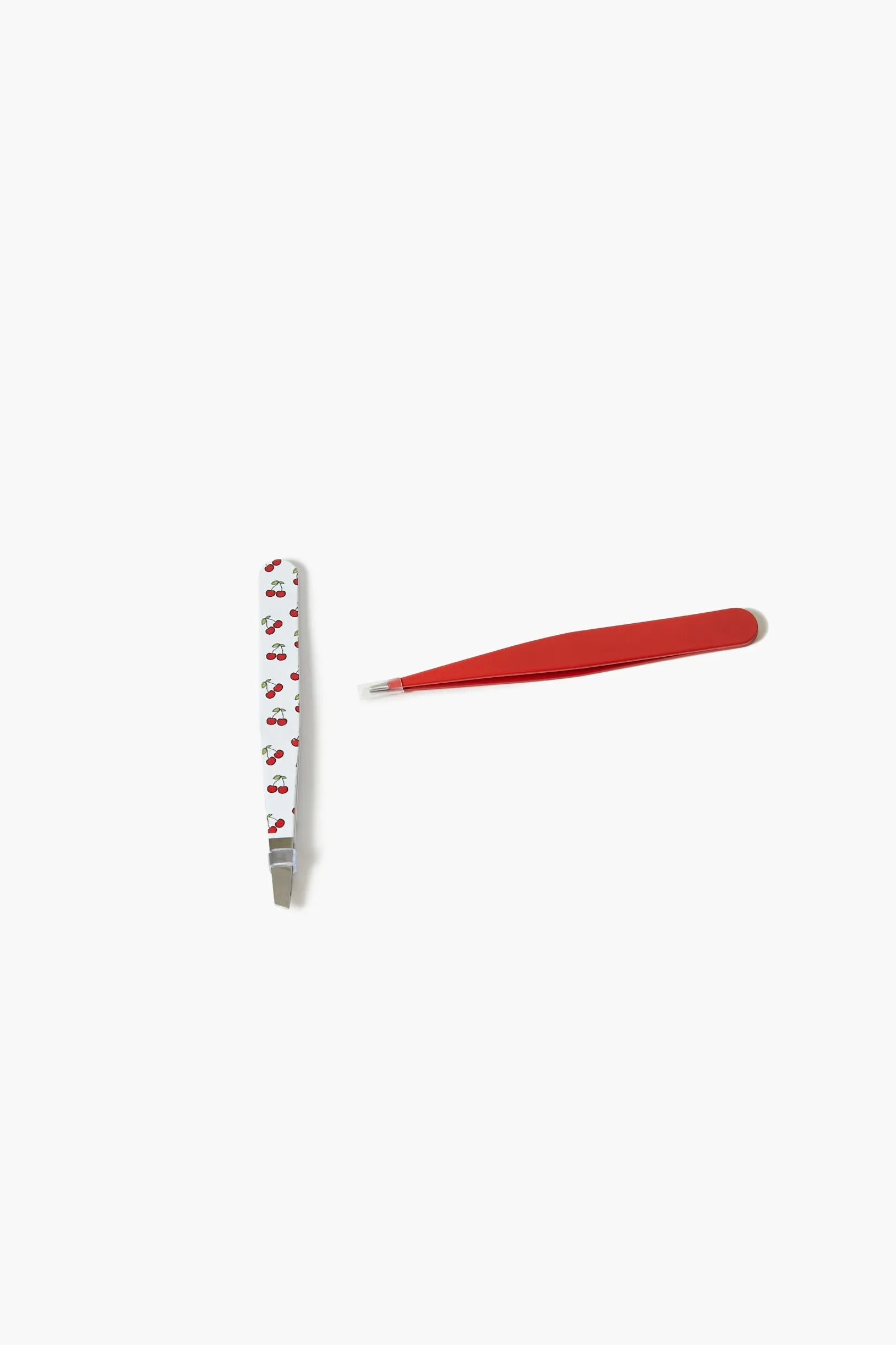 Cherry Print Tweezer Set