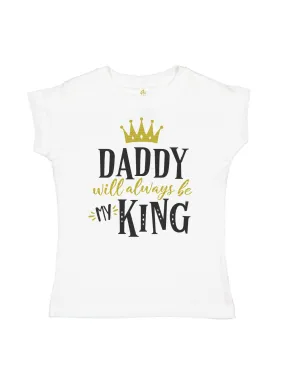 Daddy Will Always Be My King - Gold & Black