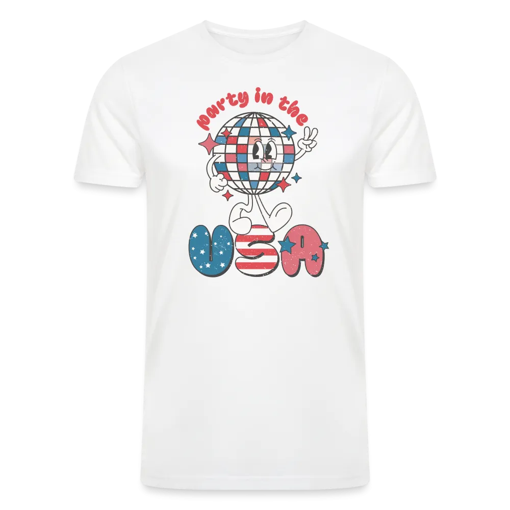 Dazzling 4th of July Disco: Tri-Blend Organic Shirt with 'Party in the USA