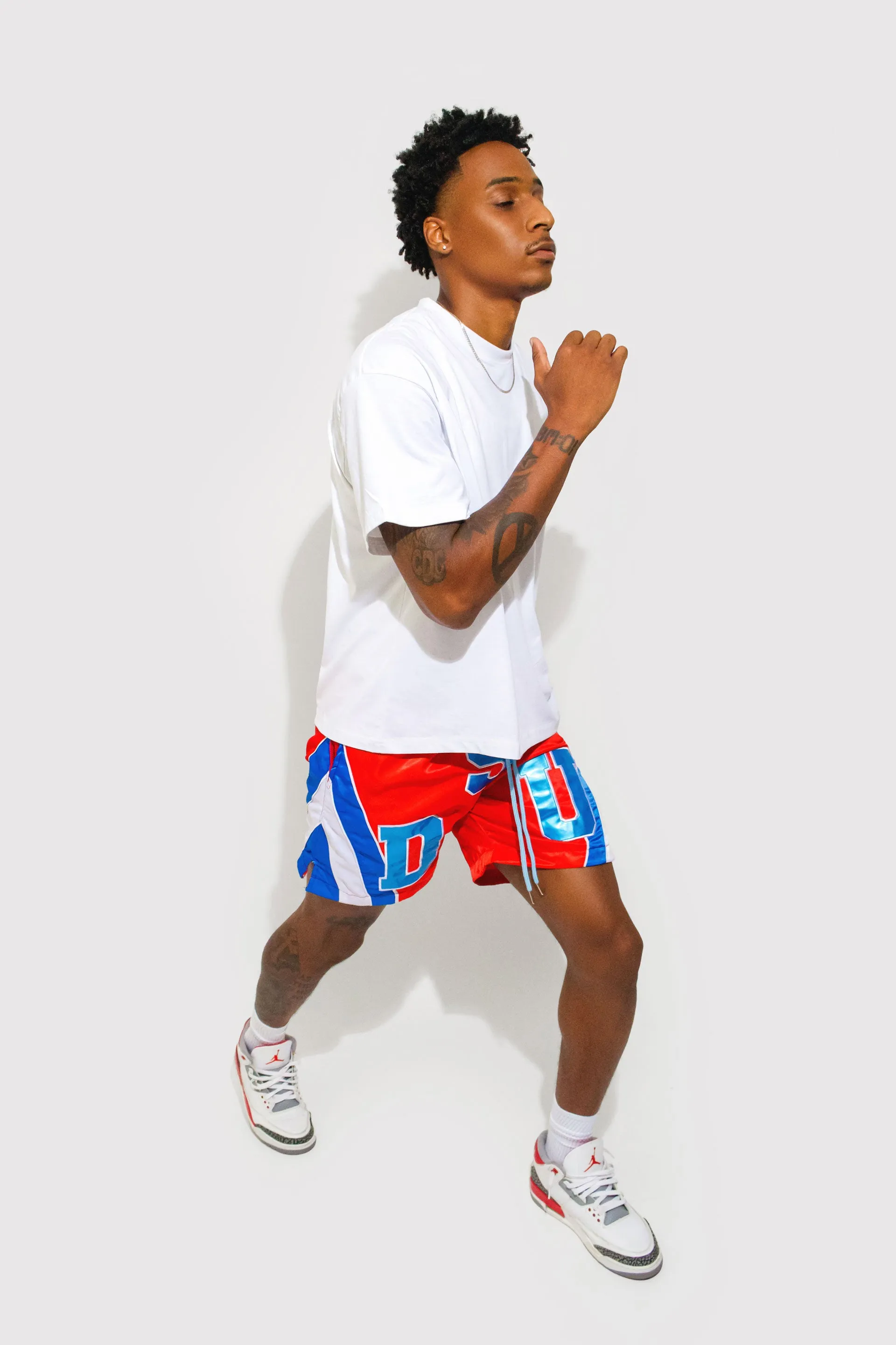 Delaware State Satin Shorts