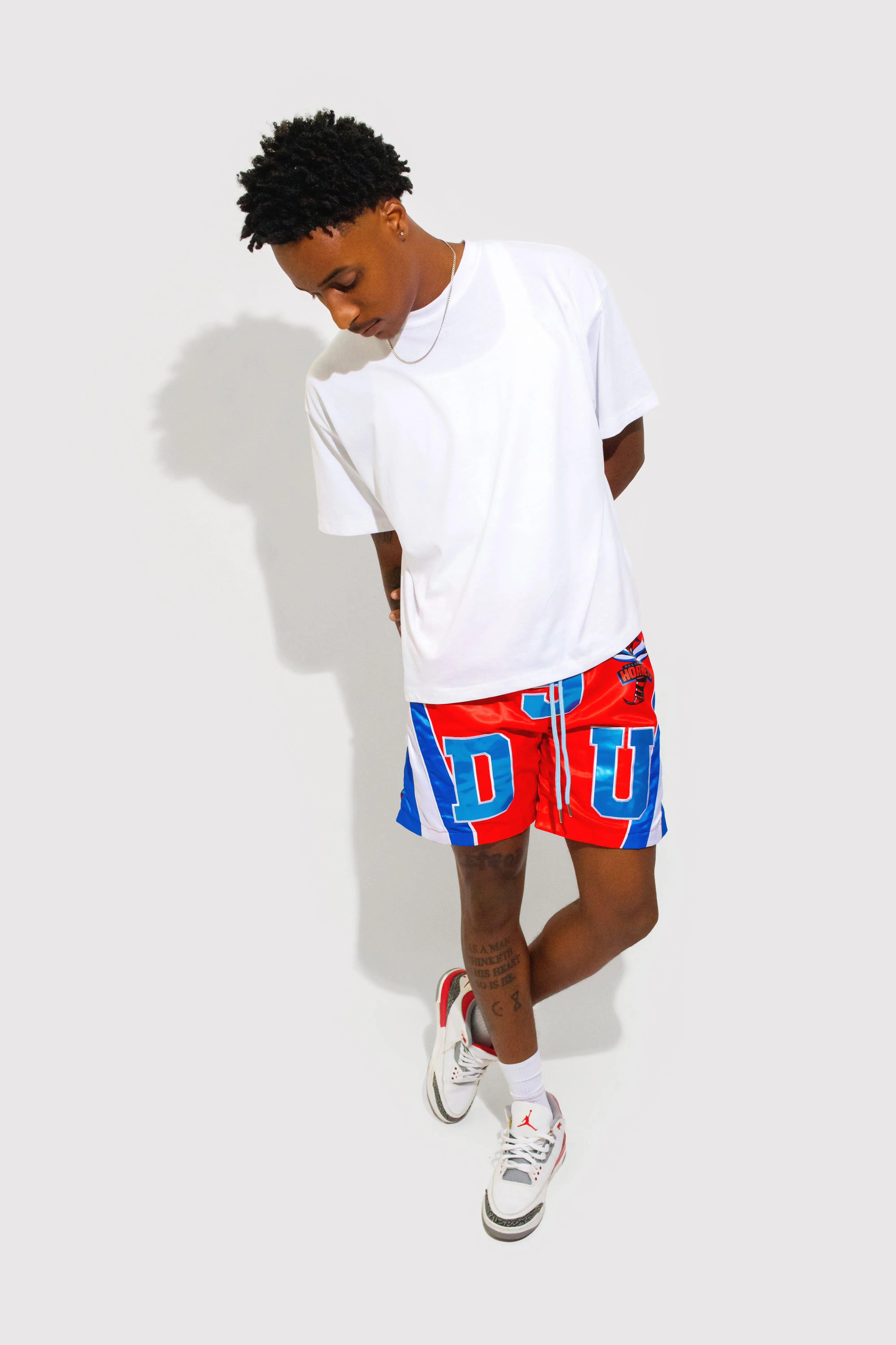 Delaware State Satin Shorts