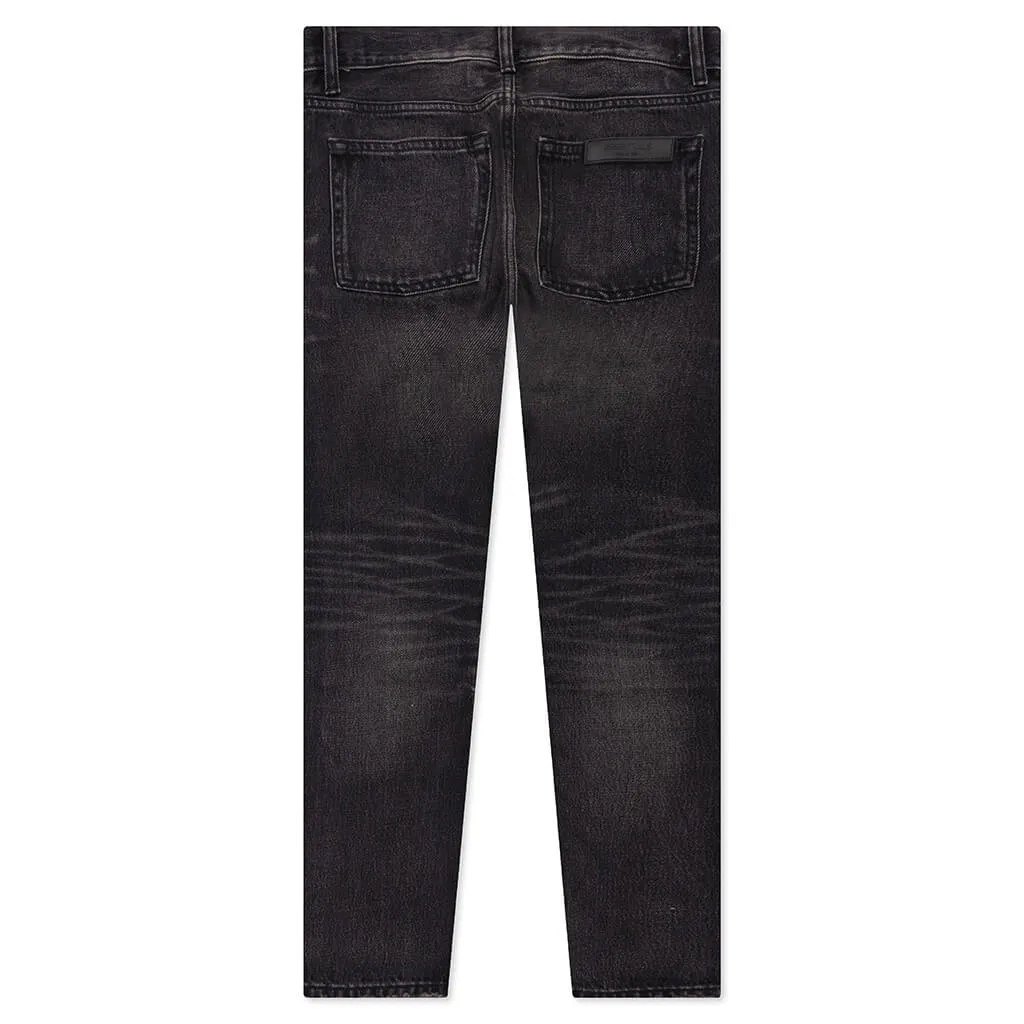 Essentials Kid's 5 Pocket Jean - Black