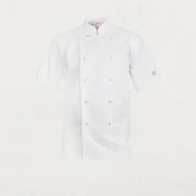 Executive Chef Lightweight S/S Jacket with Studs