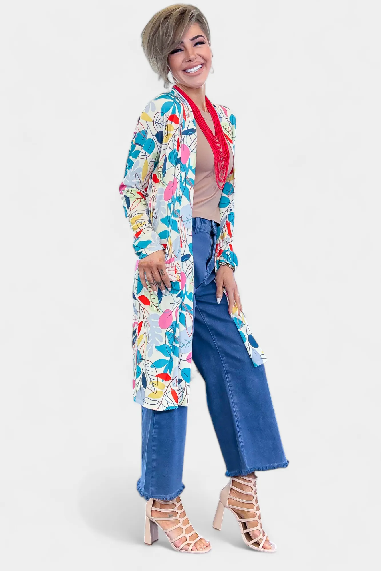 Floral Eden Long Sleeve Cardigan [NO RETURNS]