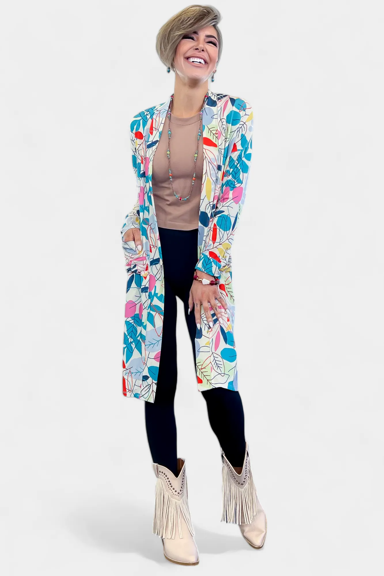 Floral Eden Long Sleeve Cardigan [NO RETURNS]