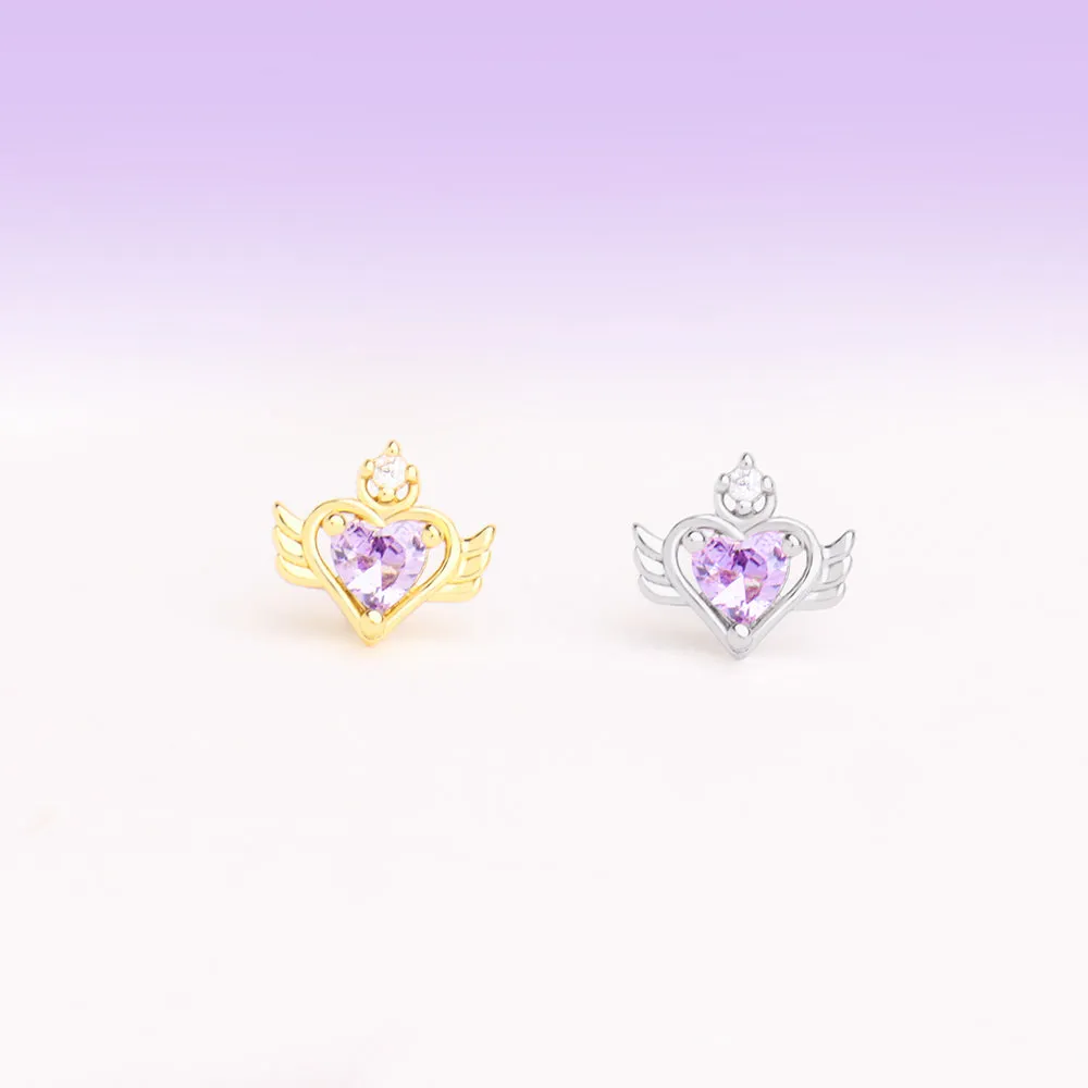 Flying Heart Stud