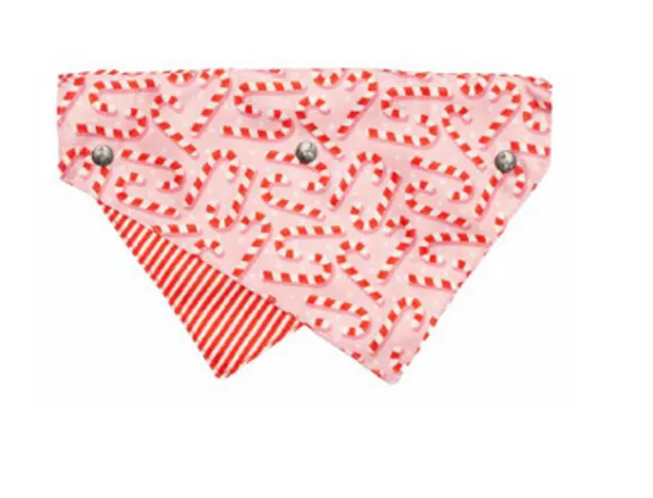 Fuzzyard Holiday Bandana - Candy Cane