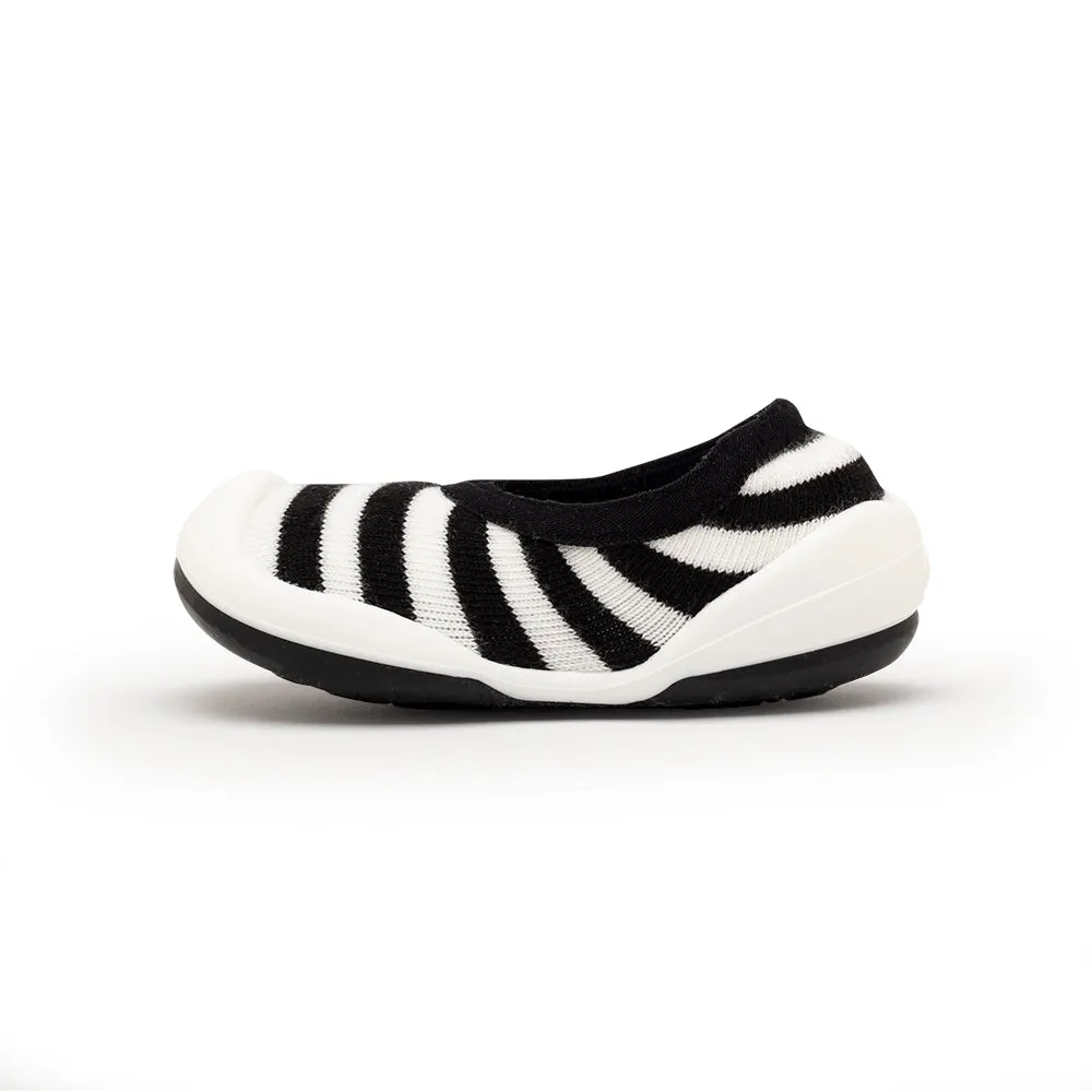 Komuello Baby Shoes - Flat - Black Stripe