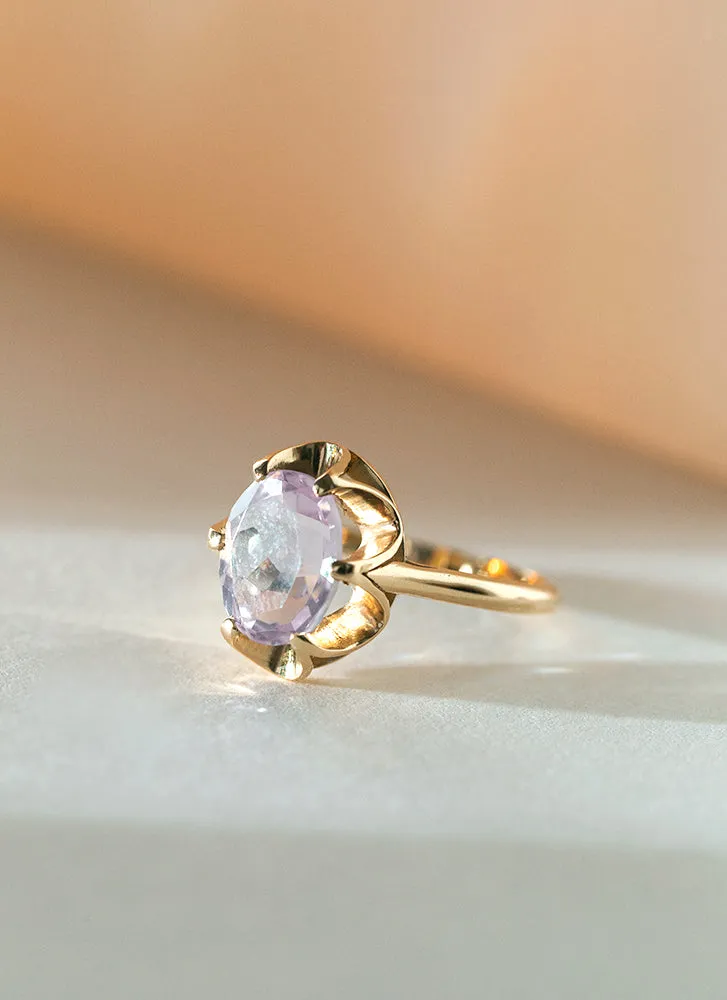 Lizzy moonquartz ring 14k gold