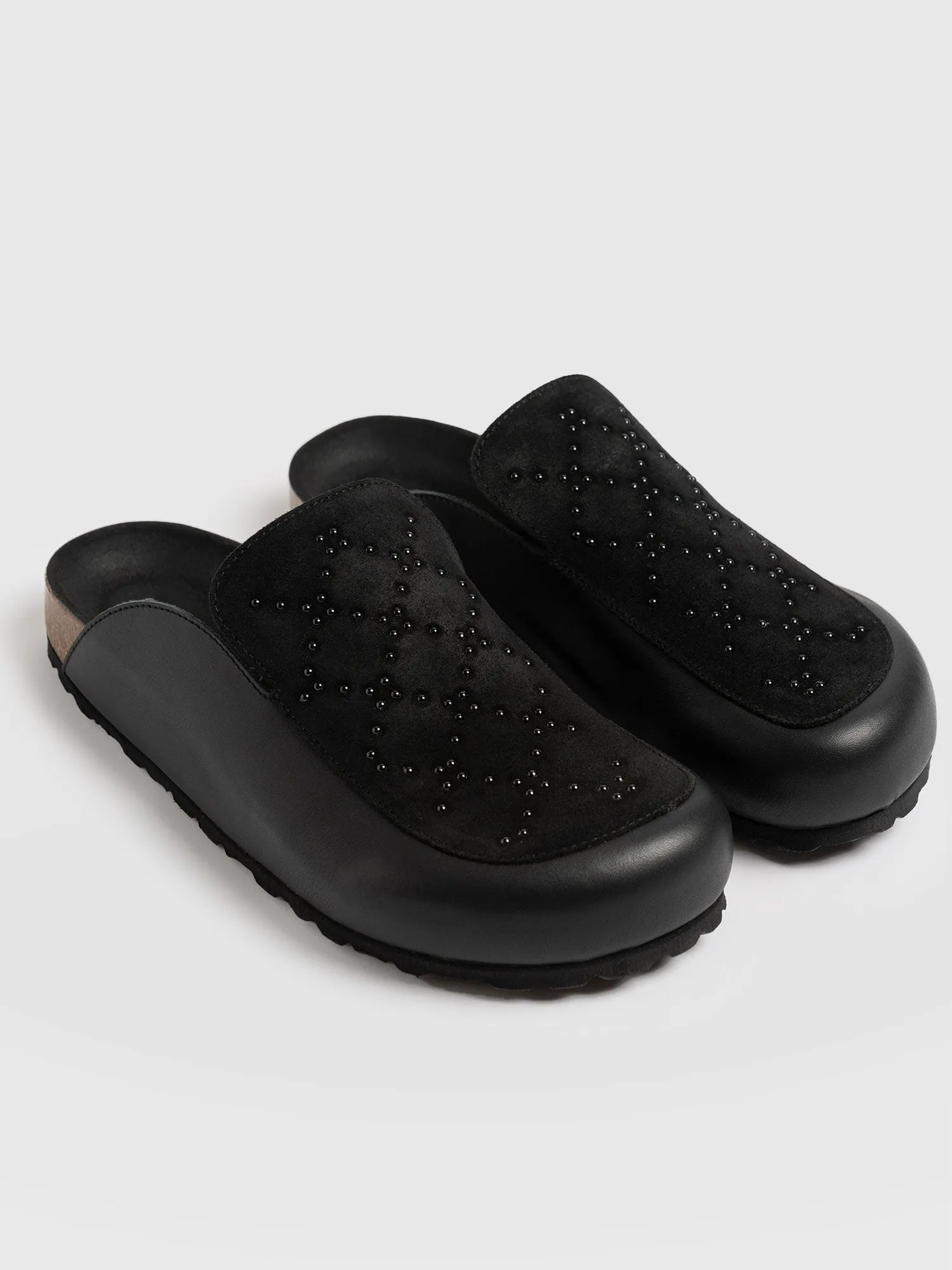 Lottie Studded Clogs - Black