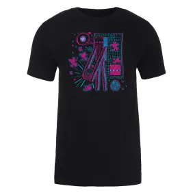 Minecraft Acid Sketch Enderman Adult Short Sleeve T-Shirt