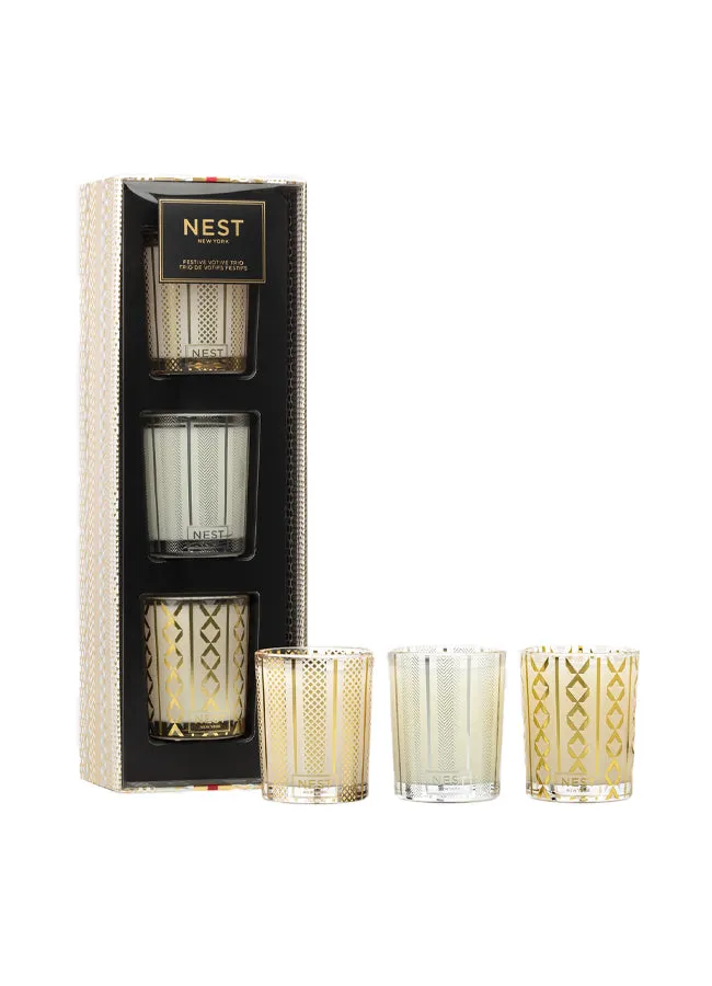 National Festive Votive Trio Set NEST174