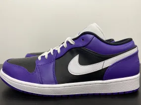 Nike Air Jordan 1 Low Court Purple Black