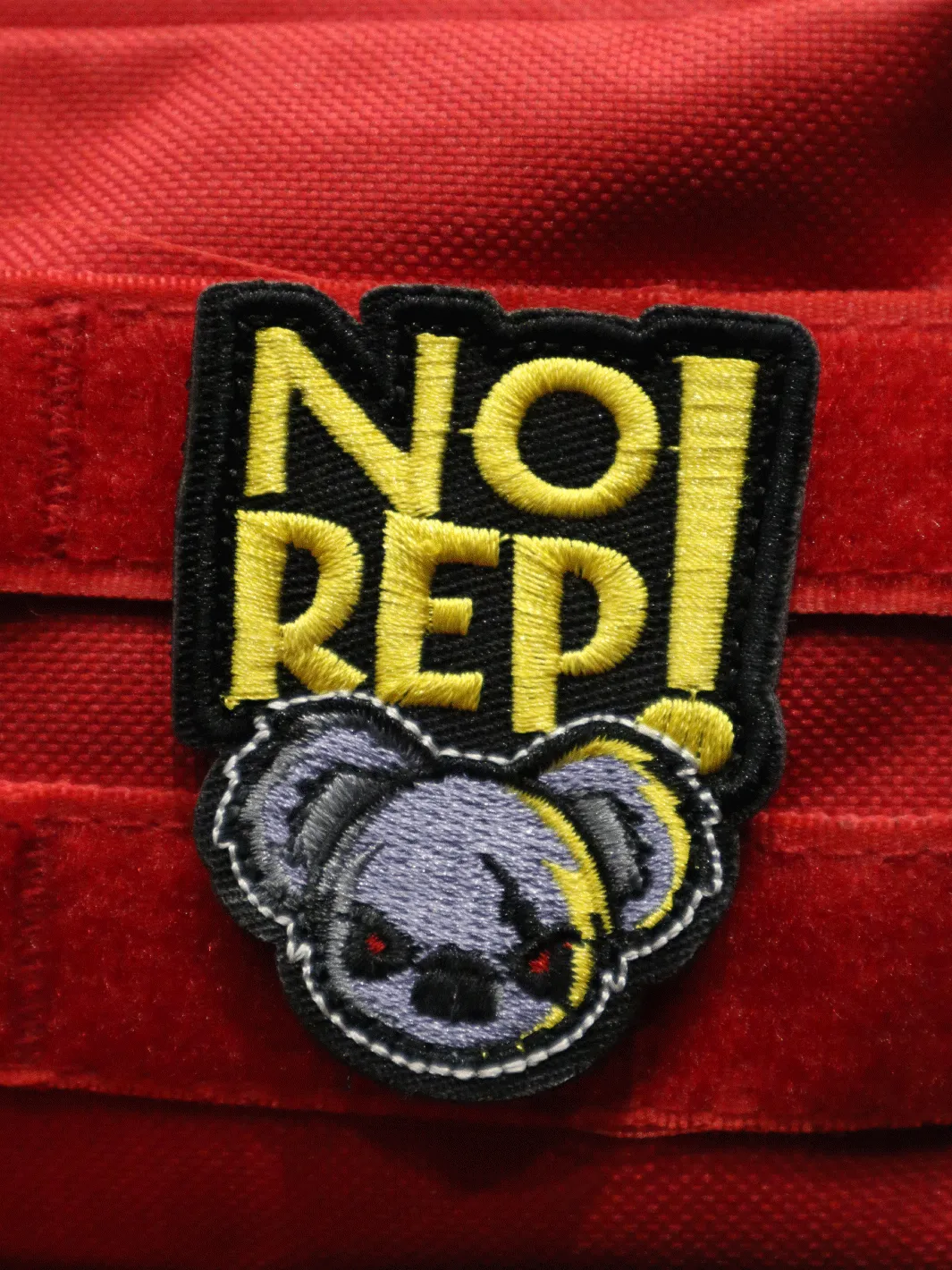 No Rep Koala - Velcro Patch