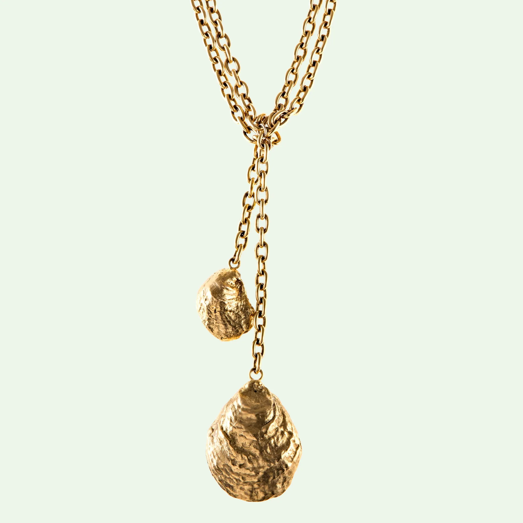 Oyster Double Shell Necklace