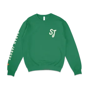 Polaroid Lovers Green Crewneck Sweatshirt