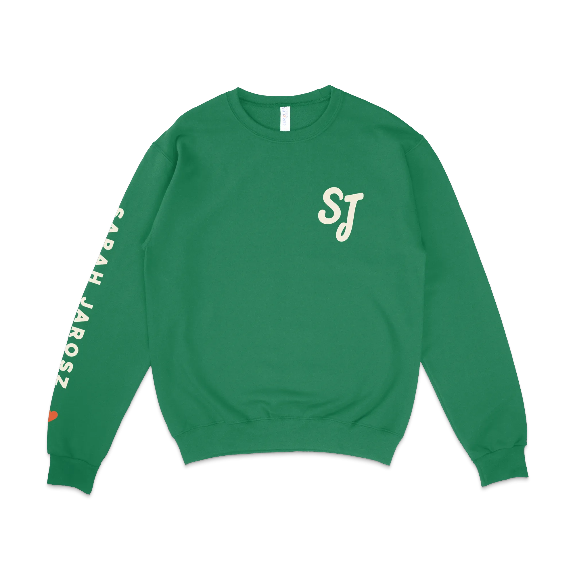 Polaroid Lovers Green Crewneck Sweatshirt