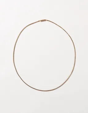 Round Mesh Chain Necklace