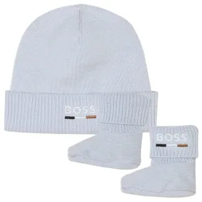 Set de gorro y zapatitos para bebé Boss