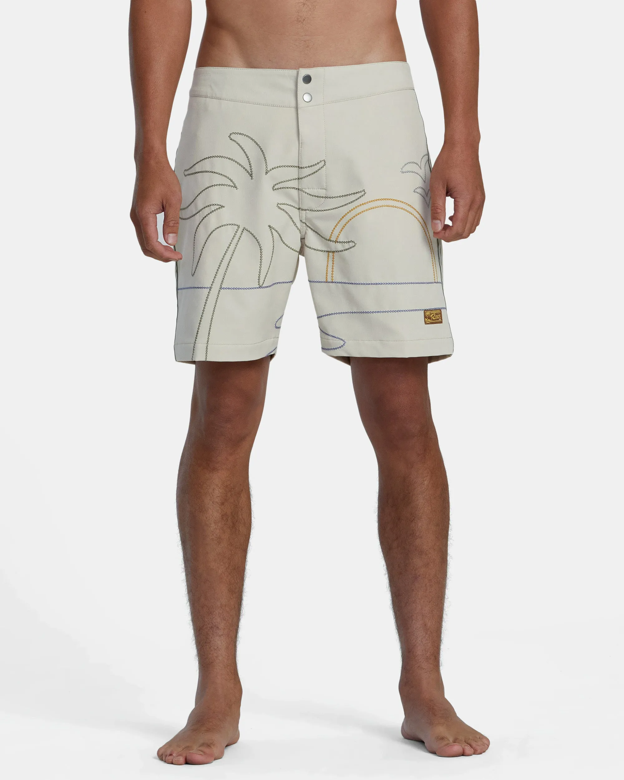 Sunset Exotica Boardshorts 17'' - Natural