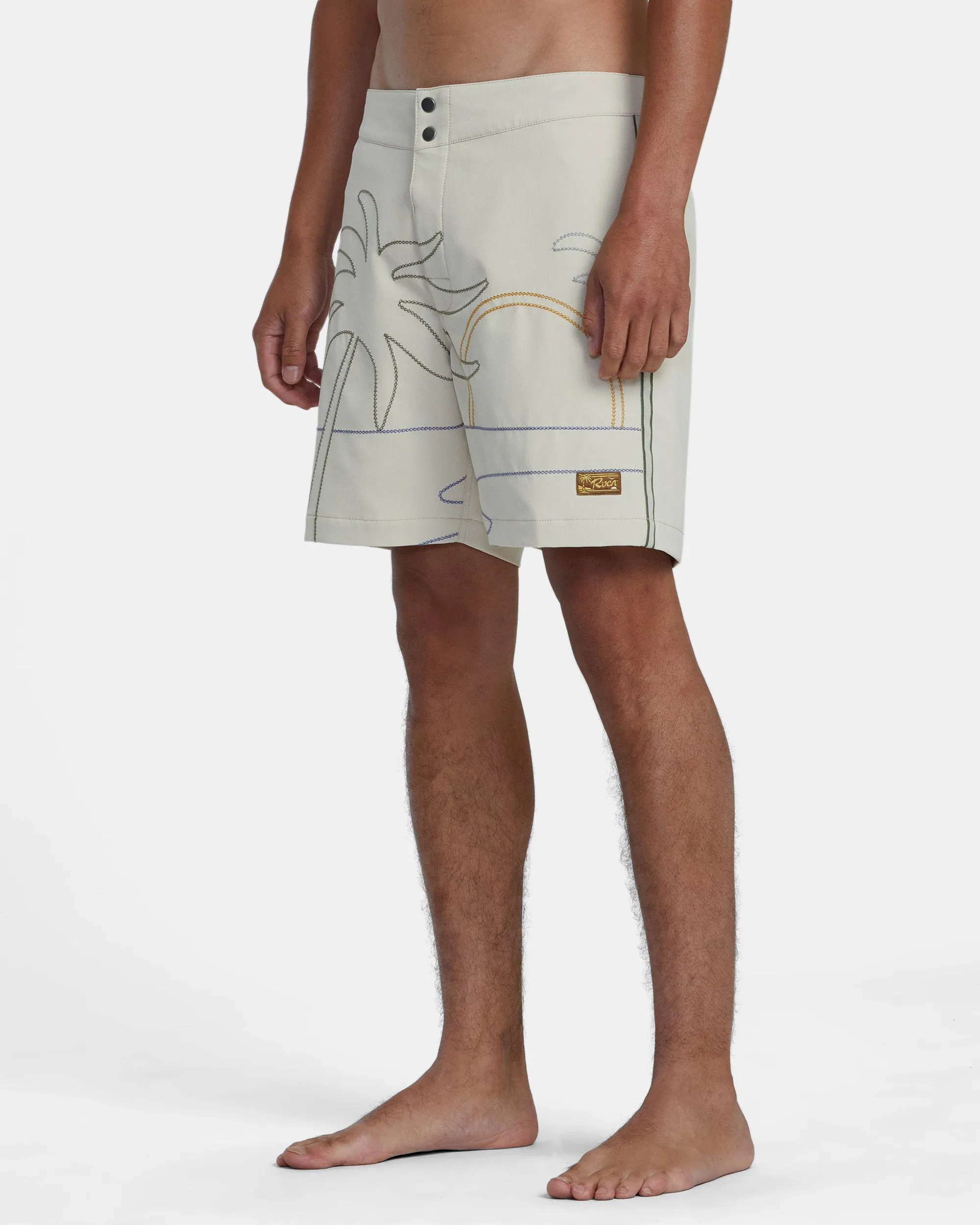 Sunset Exotica Boardshorts 17'' - Natural