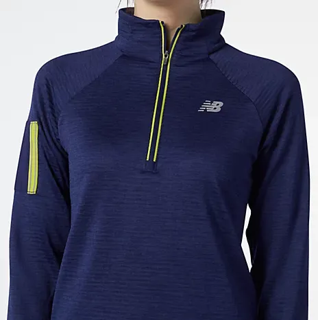 W New Balance Heat Grid Half Zip