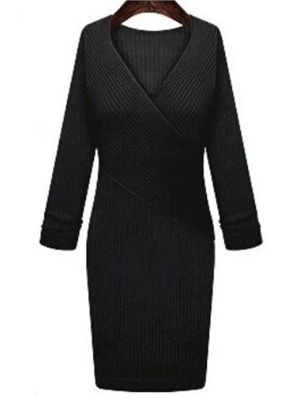 WealFeel Cross Your V's Knit Dress