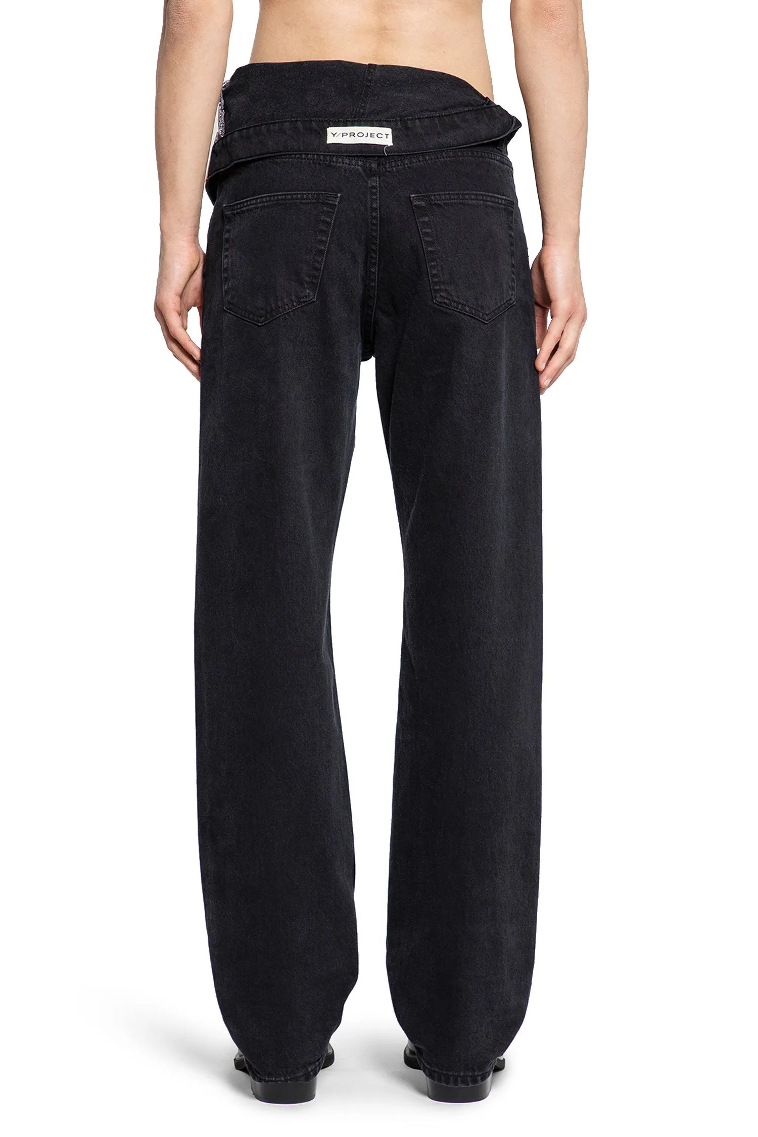 Y/PROJECT MAN BLACK JEANS